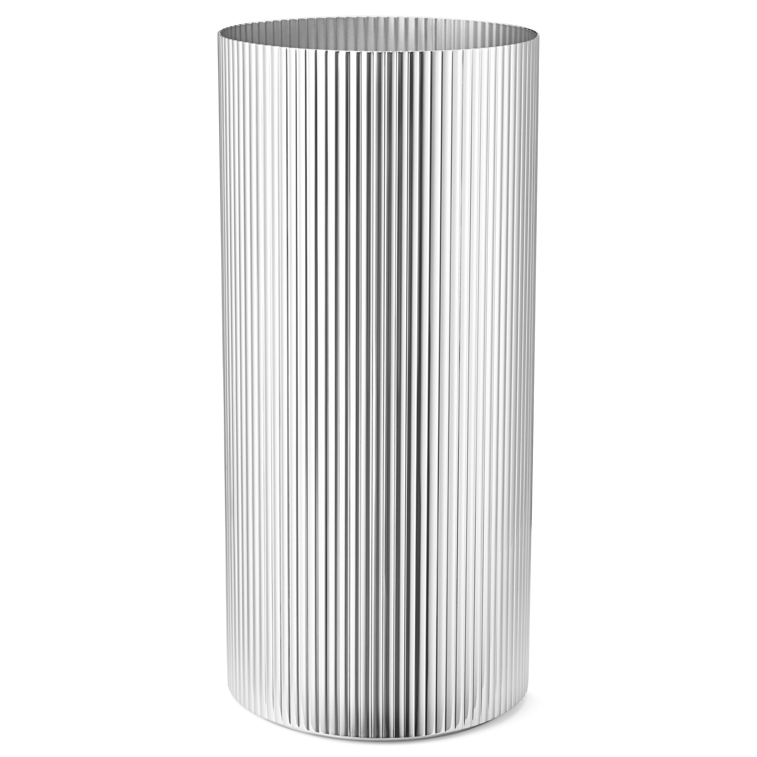 Georg Jensen Bernadotte wazon Duży | Skandynawski Design | Wazony | Srebrny kolor