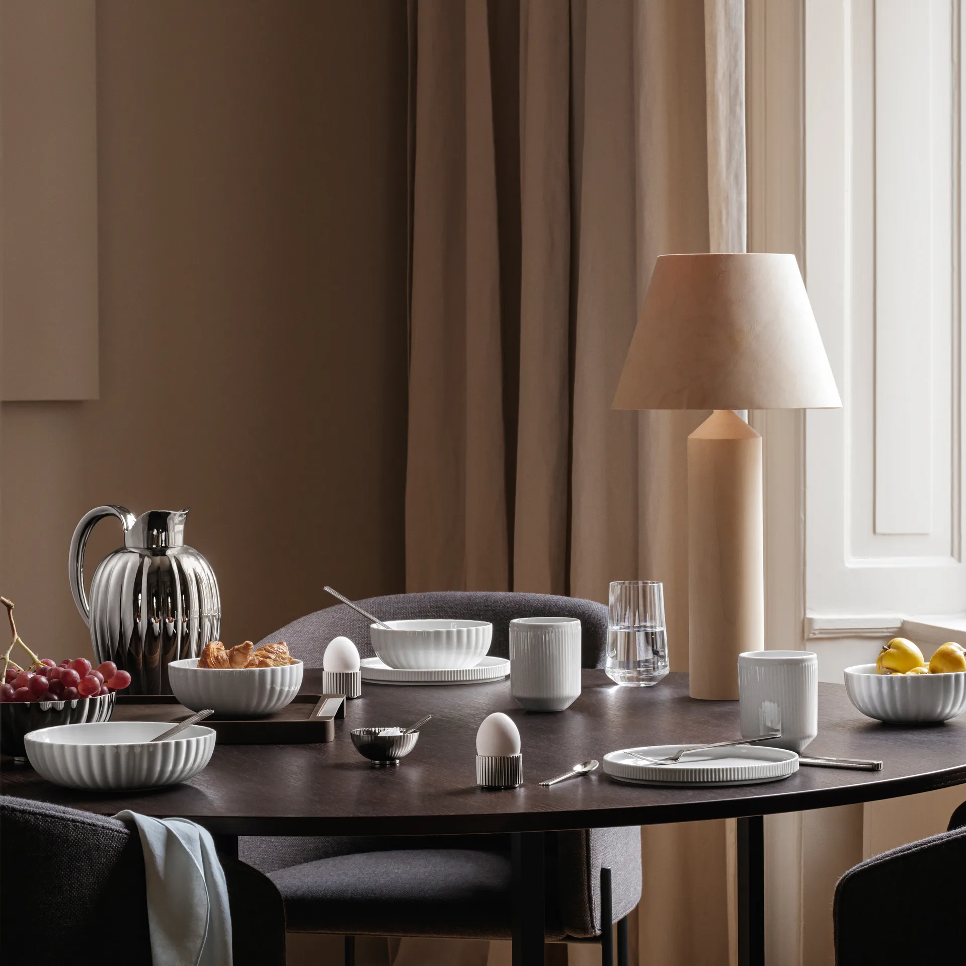 Bernadotte wysoka szklanka 380 ml, 6‑pak, Krystaliczny Georg Jensen