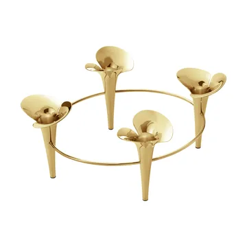 Bloom świecznik Ø28 cm - Złoty - Georg Jensen
