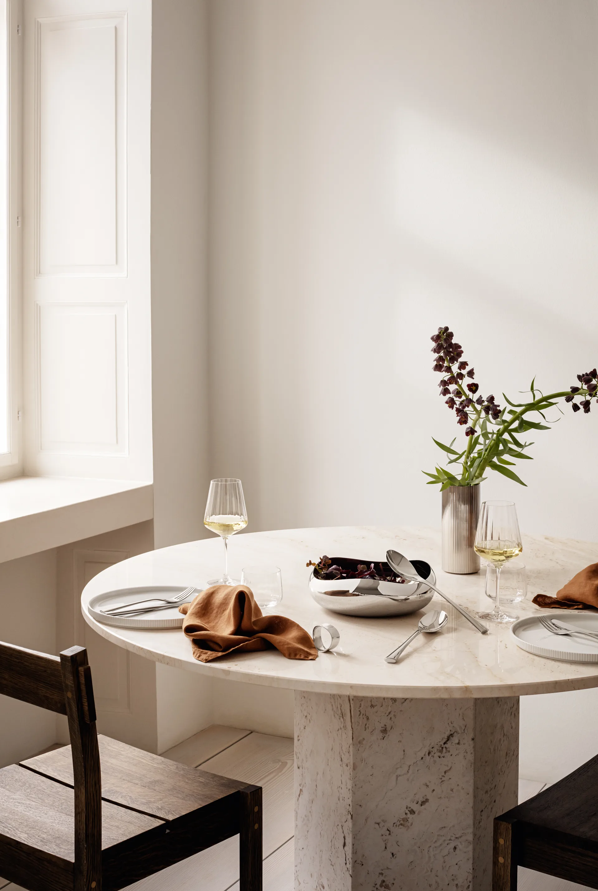 Cobra sztućce do sałatki 2 szt., Nierdzewny stal Georg Jensen