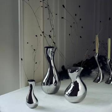 Cobra wazon - Stal nierdzewna, medium - Georg Jensen