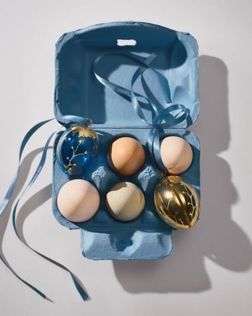 Dekoracje wiszące wielkanocne Spring 2025 jajko - Pozłacane szkło - Georg Jensen