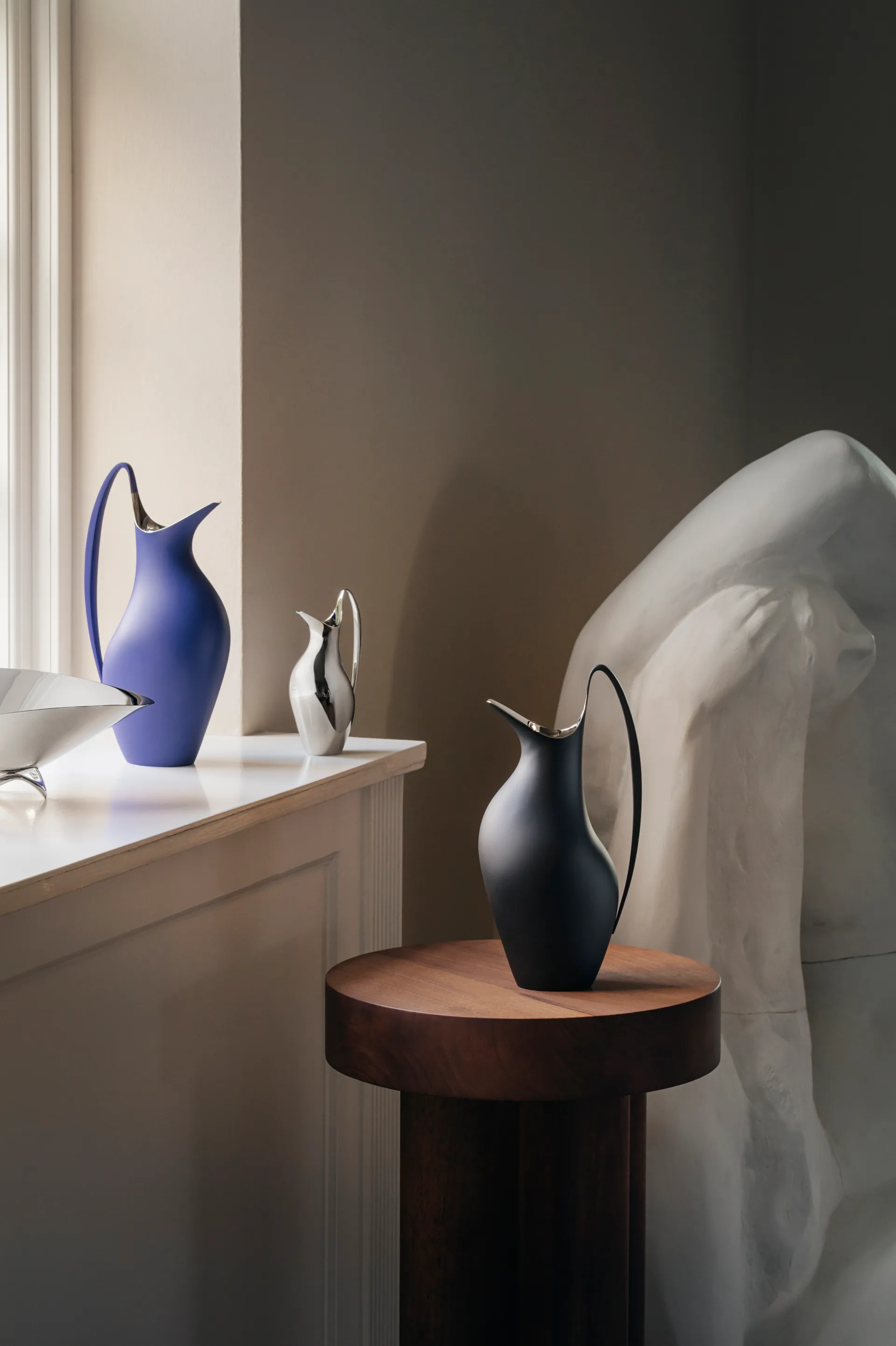 Dzbanek Koppel 1,2 l, Midnight black Georg Jensen