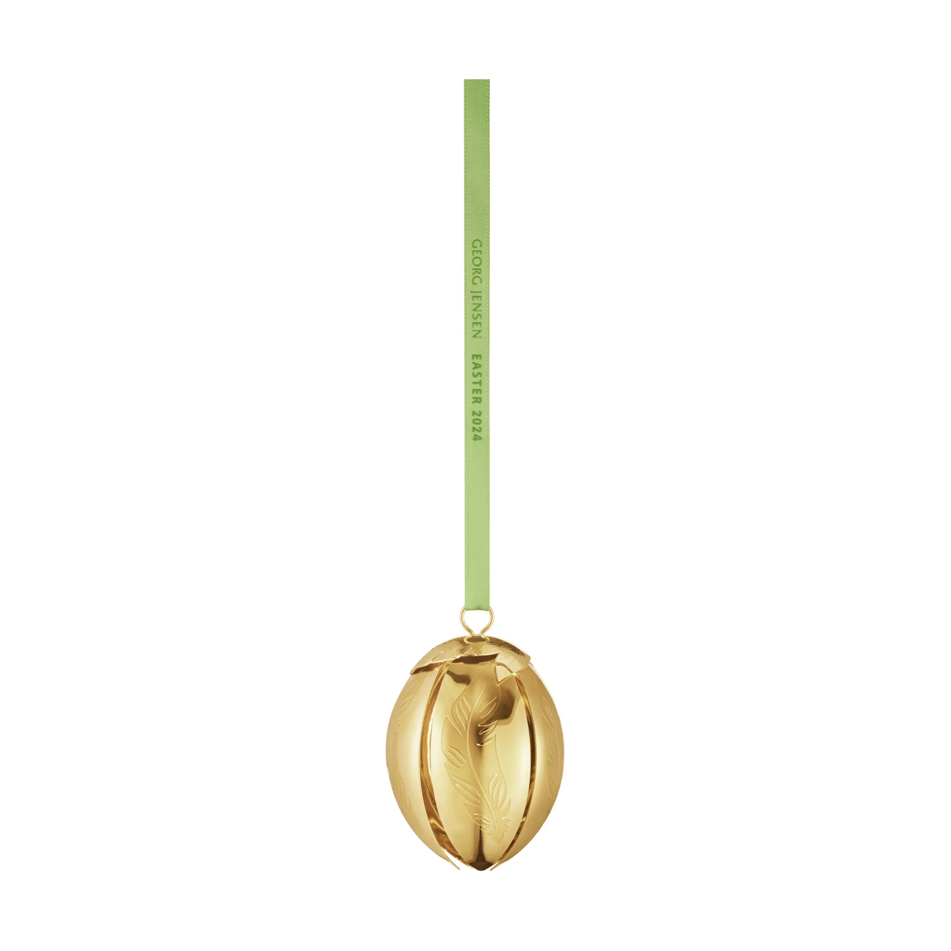 Georg Jensen zawieszka WIelkanocne jajko 2024, Pozłacane 18-karatowym złotem Georg Jensen