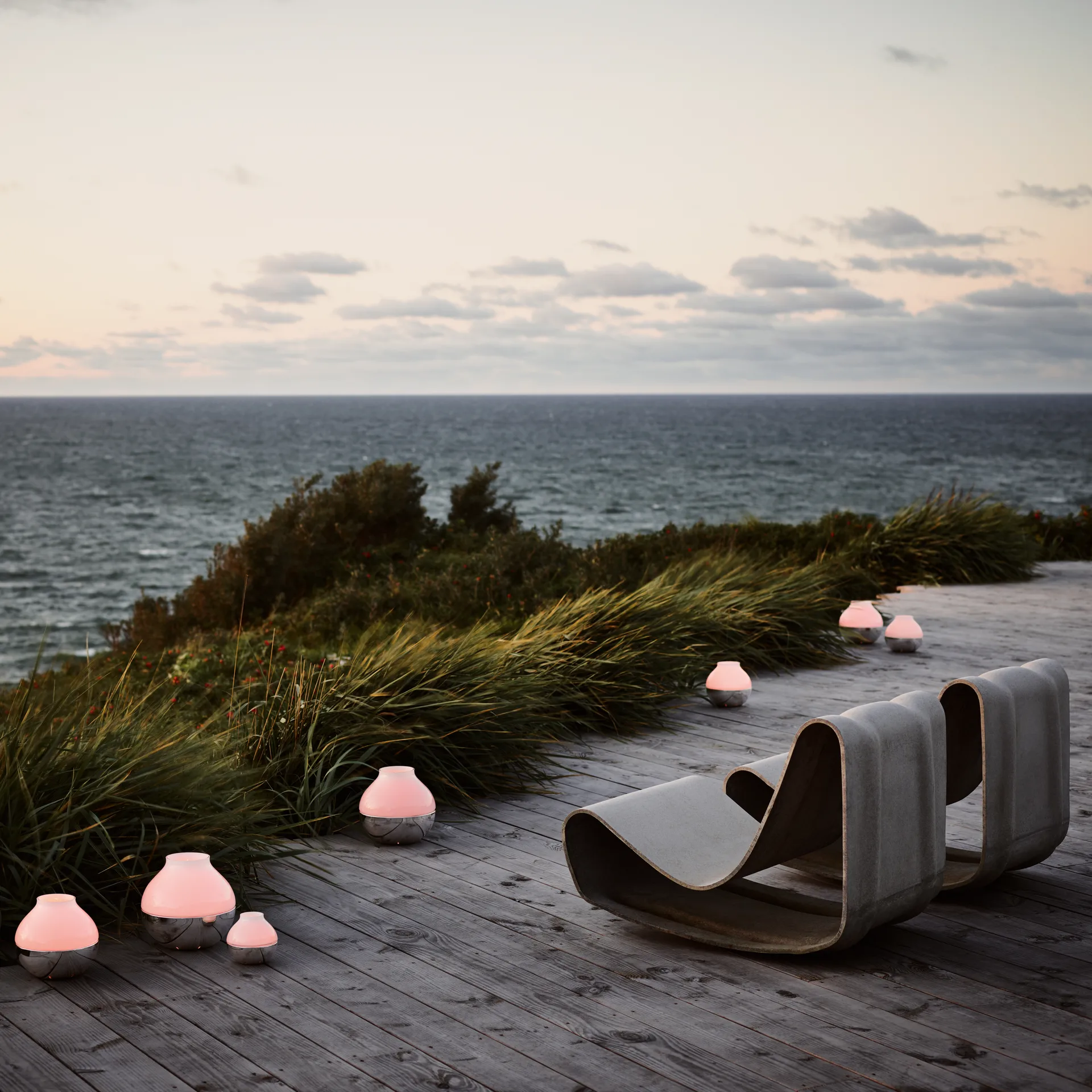 Henning Koppel hurricane lampion, Ø 12 cm Georg Jensen