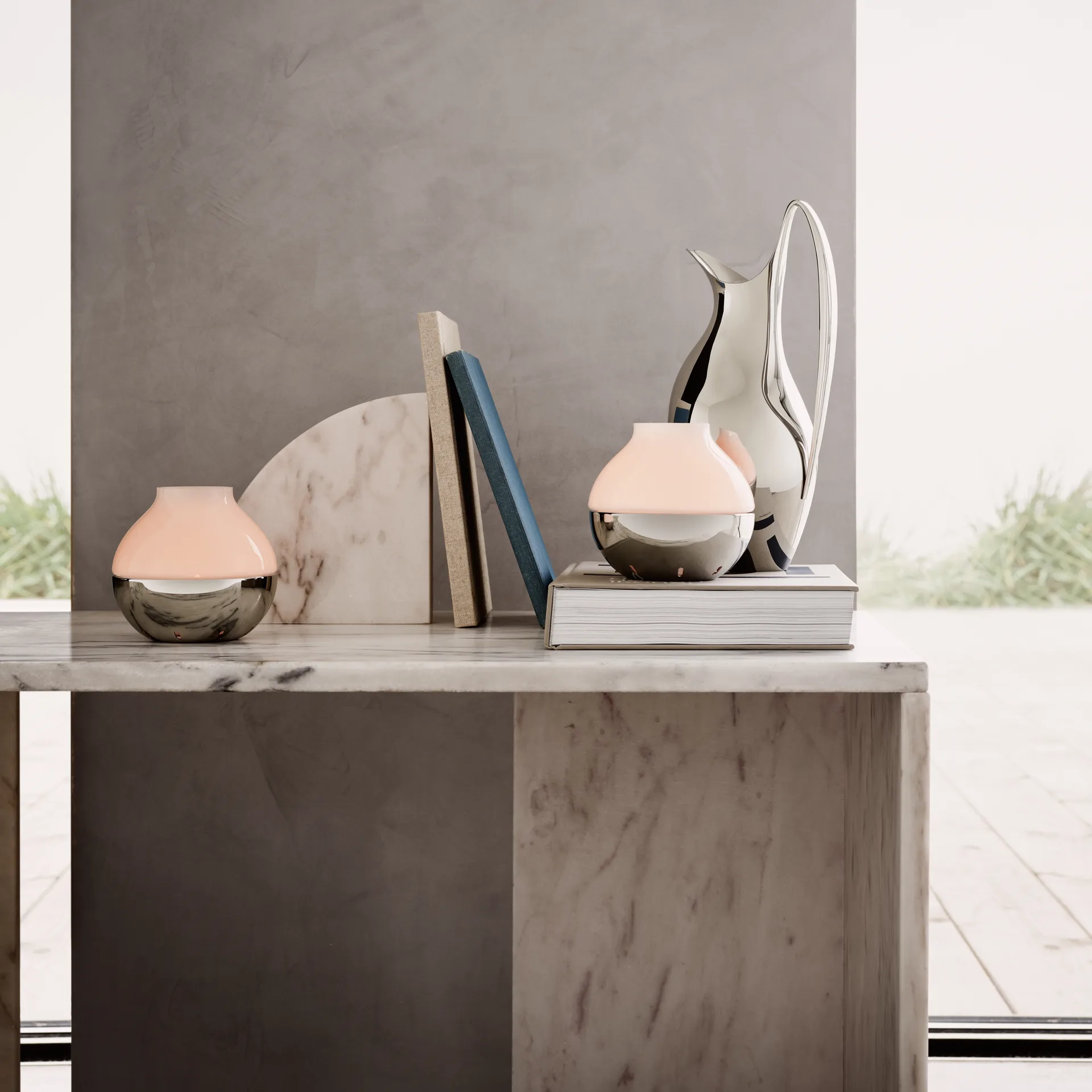 Henning Koppel hurricane lampion, Ø 19,2 cm Georg Jensen