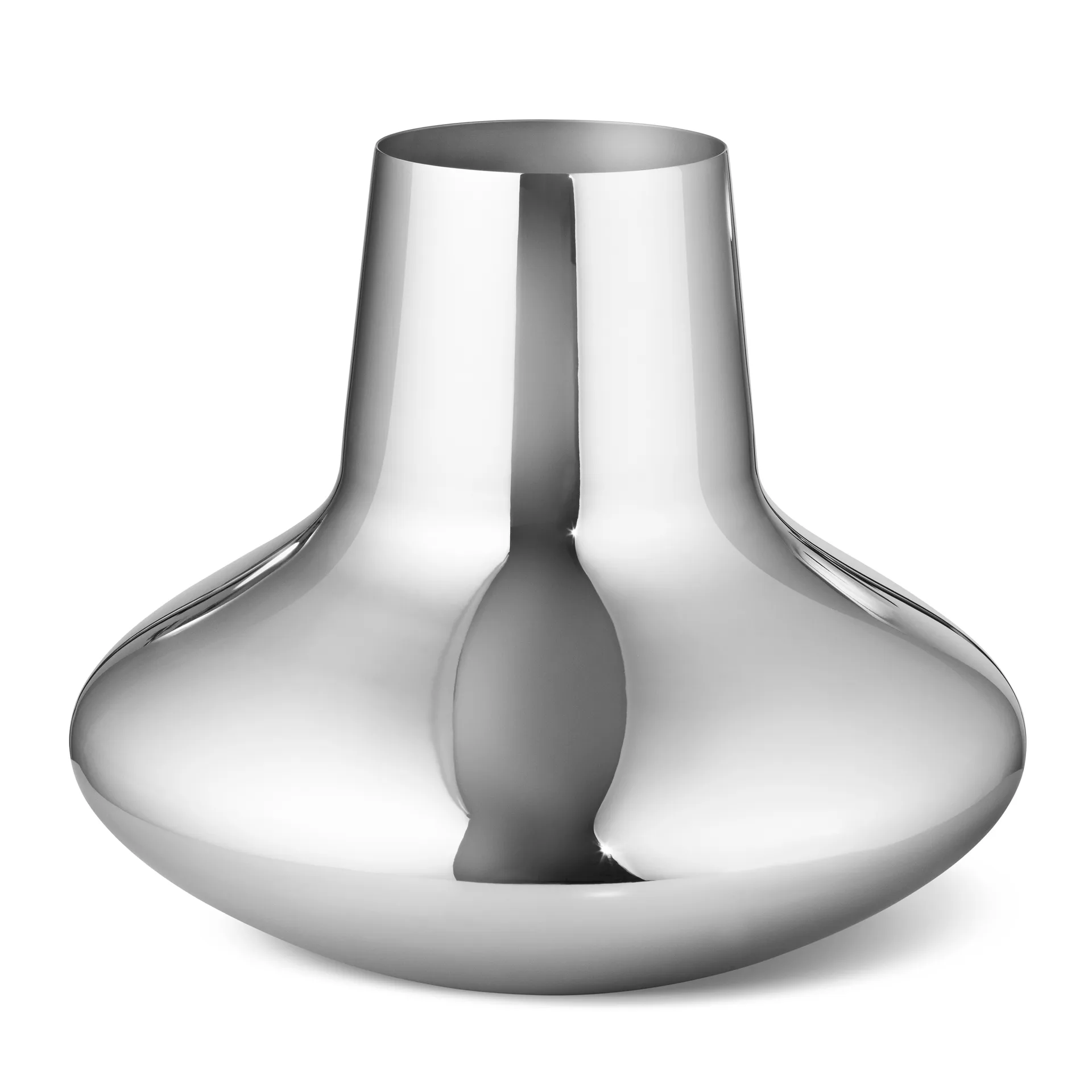 Henning Koppel wazon stal nierdzewna, Duży, 22,2 cm Georg Jensen