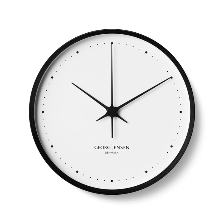 Henning koppel zegar ścienny Ø 30 cm - Czarnobiały - Georg Jensen