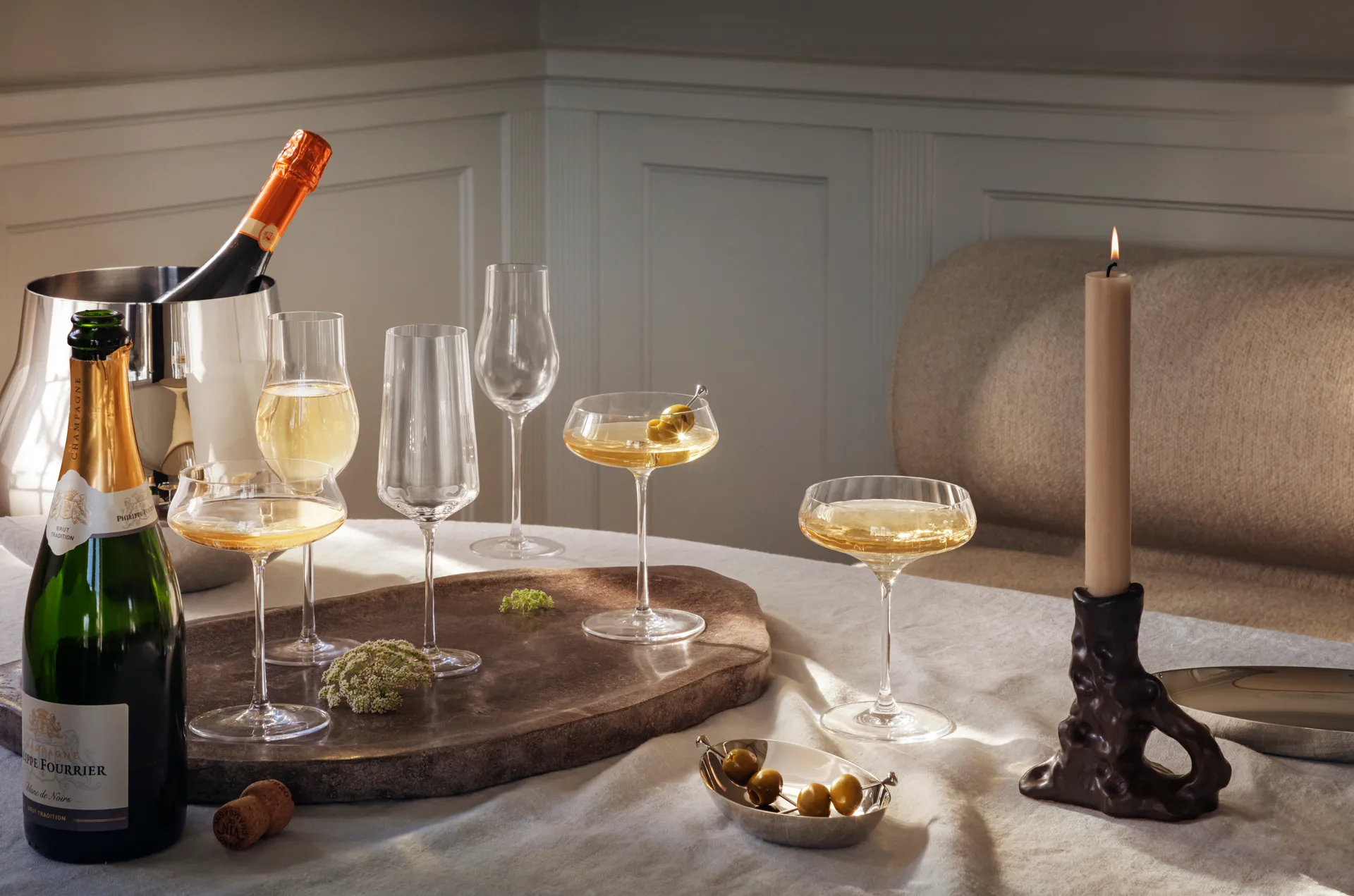 Kieliszek do szampana Sky 250 ml 6 szt., Przezroczysty Georg Jensen