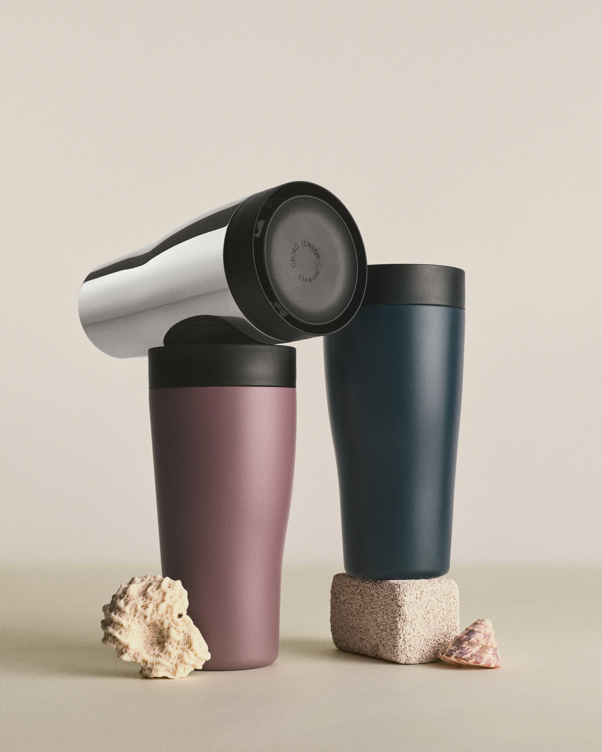 Kubek termiczny Sky 40 cl, Stal nierdzewna Georg Jensen