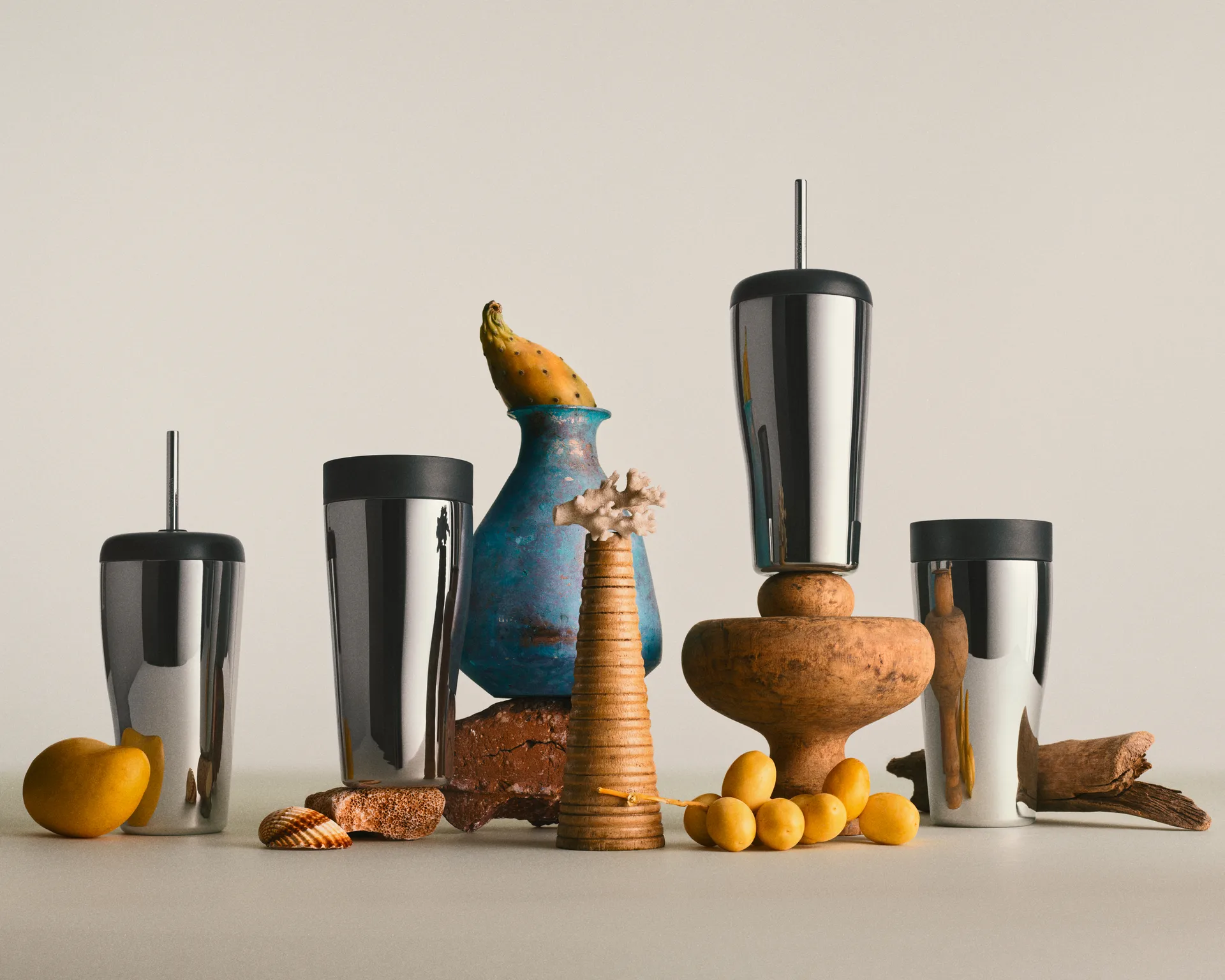 Kubek termiczny Sky 40 cl, Stal nierdzewna Georg Jensen