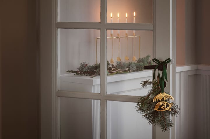 Lichtarzyk do zawieszenia 2023 z myszą, Pozłacany Georg Jensen