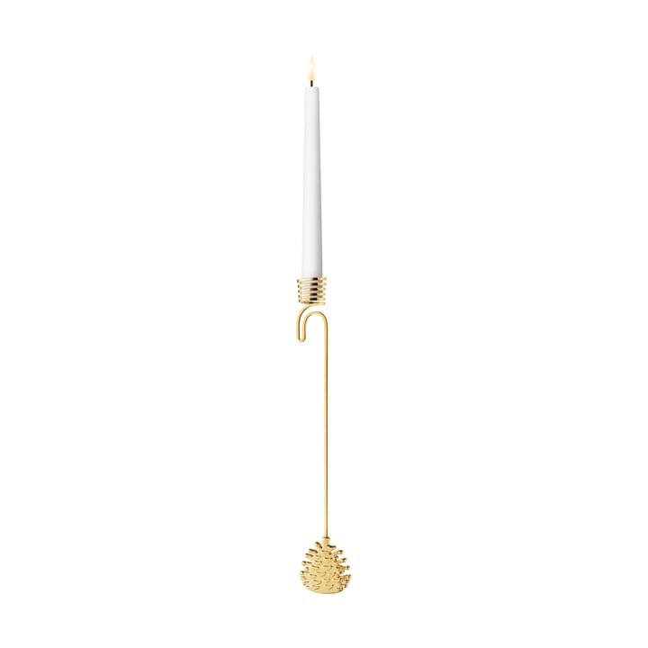 Lichtarzyk do zawieszenia 2023 z szyszką, Pozłacany Georg Jensen