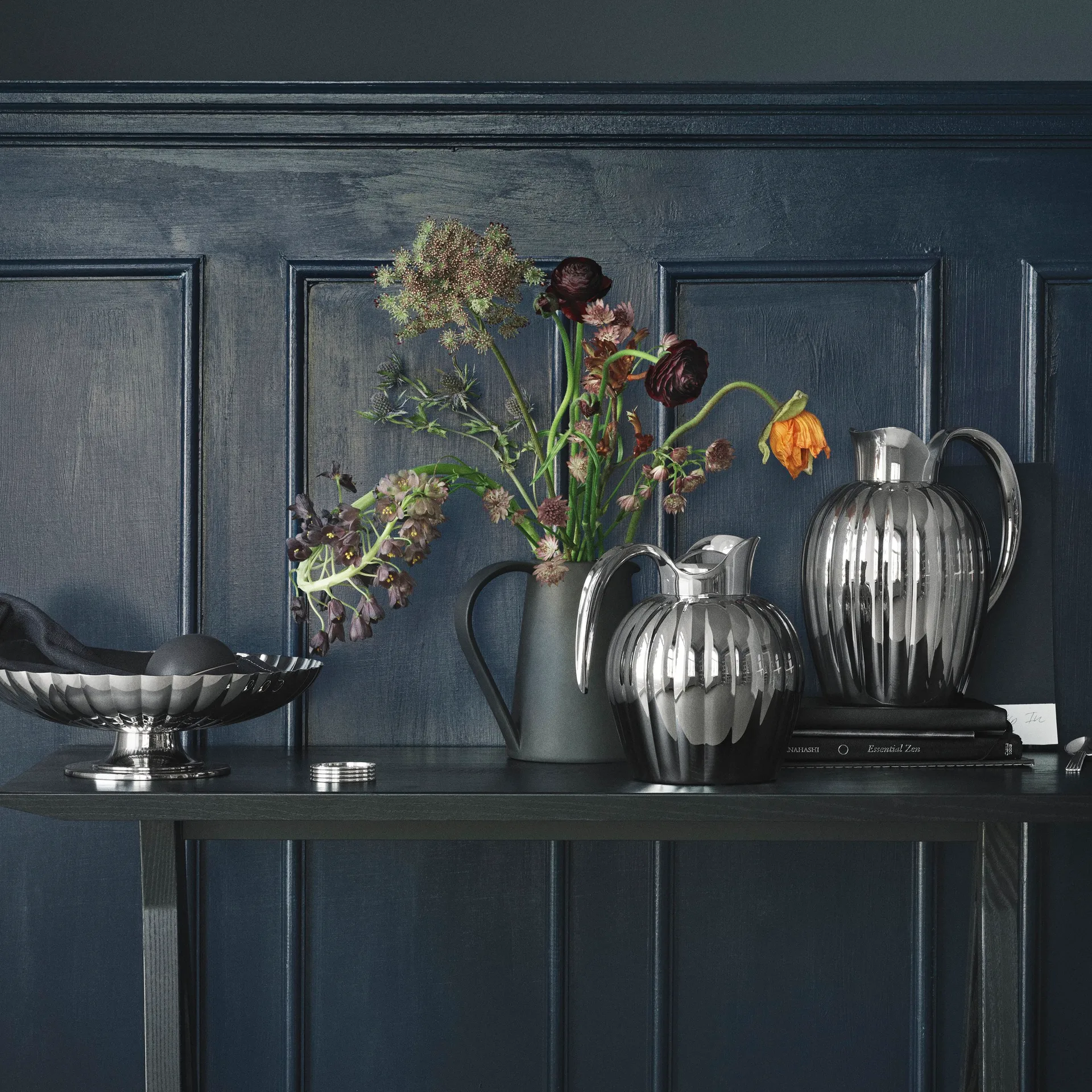 Patera Bernadotte na nóżce, Ø 28 cm Georg Jensen