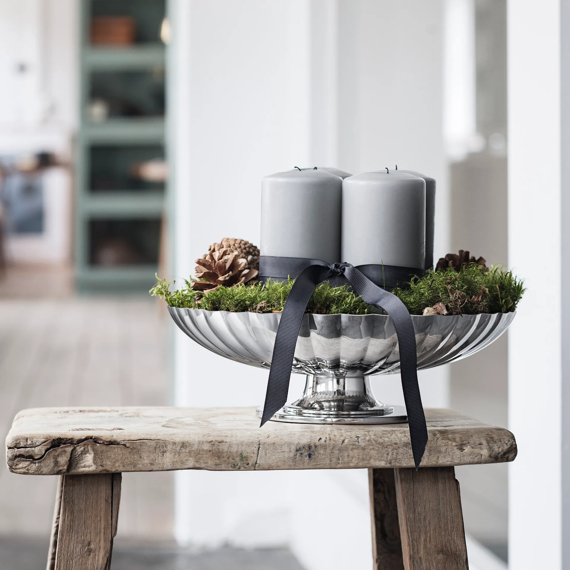 Patera Bernadotte na nóżce, Ø 28 cm Georg Jensen