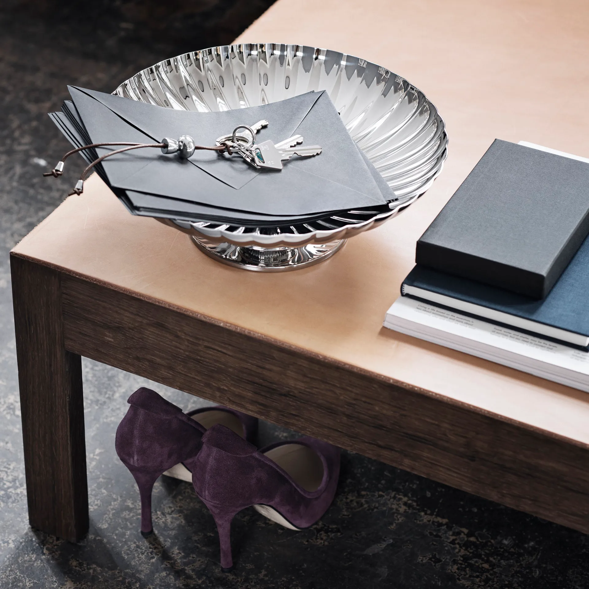 Patera Bernadotte na nóżce, Ø 28 cm Georg Jensen