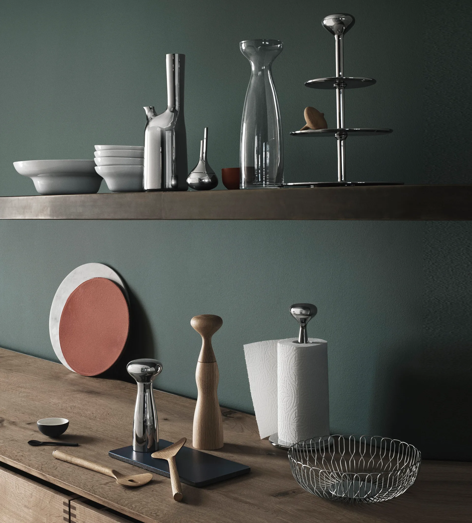 Patera piętrowa do ciasta Alfredo , 30 cm Georg Jensen