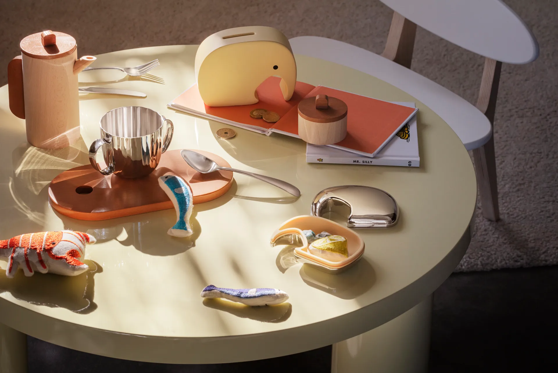 Skarbonka Miniphant 6x8,7 cm, Vanilla bean Georg Jensen