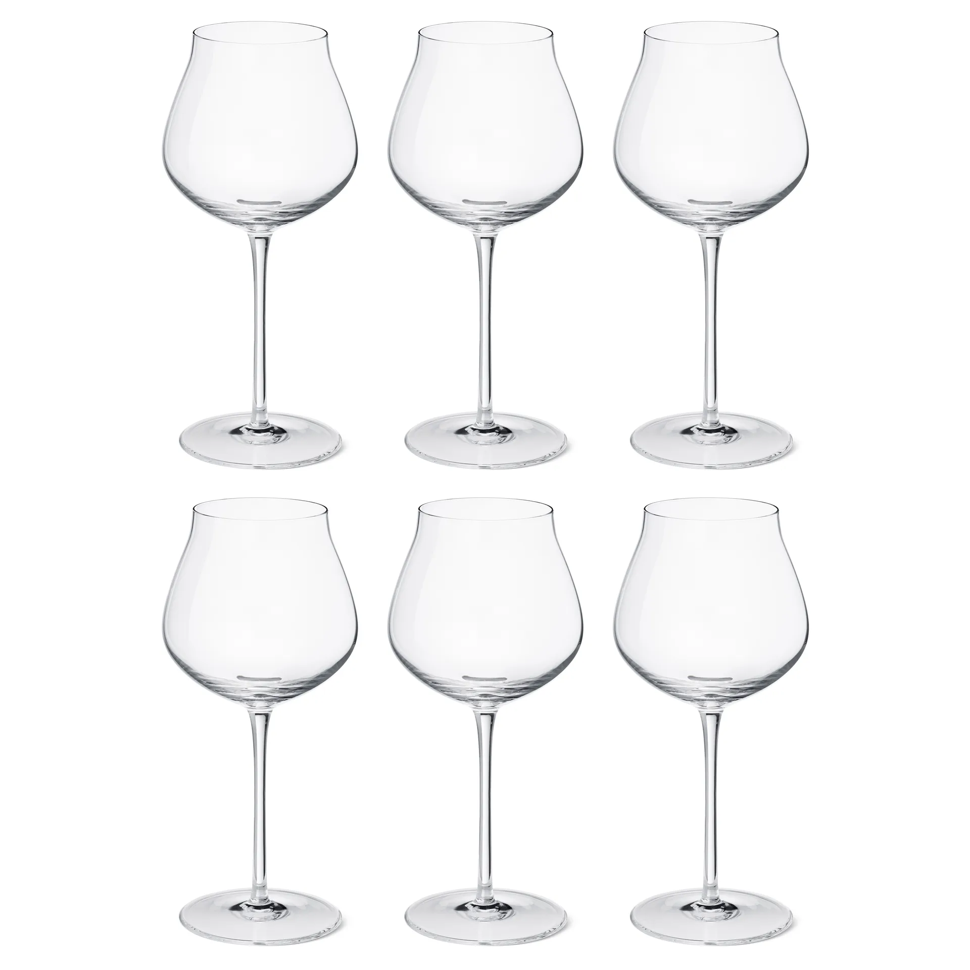 Sky kieliszki do czerwonego wina 500 ml, 6‑pak, Krystaliczny Georg Jensen