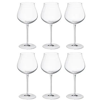 Sky kieliszki do czerwonego wina 500 ml, 6‑pak - Krystaliczny - Georg Jensen