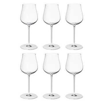 Sky kieliszki do wina białego 350 ml, zestaw 6 sztuk - Krystaliczny - Georg Jensen