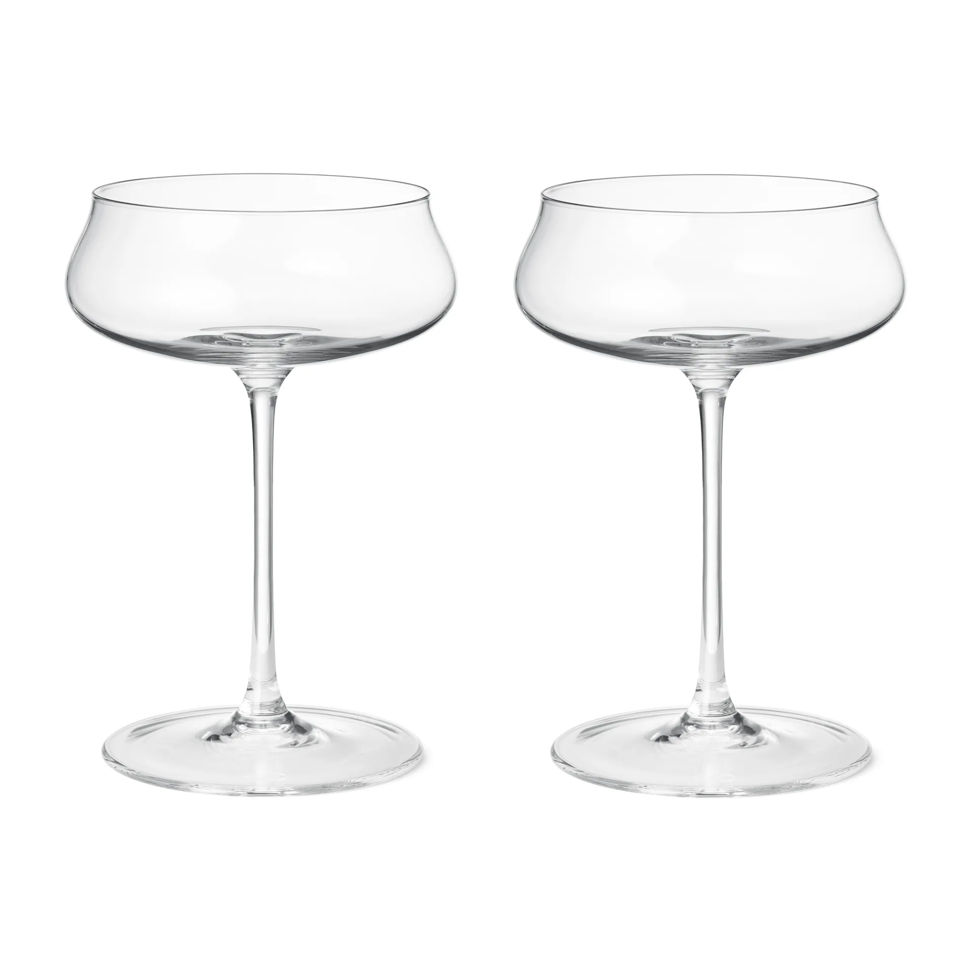 Sky kieliszki koktajlowe coupe 250 ml, zestaw 2 sztuk, Przezroczysty Georg Jensen