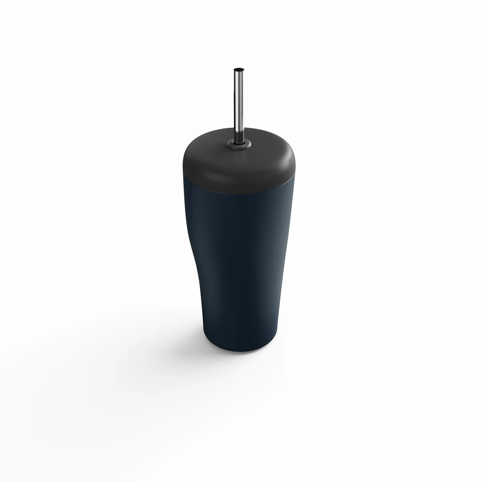 Sky kubek termiczny ze słomką 400 ml, Niebieski Georg Jensen