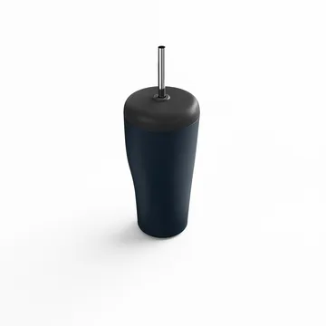 Sky kubek termiczny ze słomką 400 ml - Niebieski - Georg Jensen
