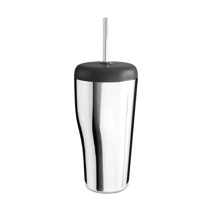 Sky kubek termiczny ze słomką 400 ml - Stal nierdzewna - Georg Jensen