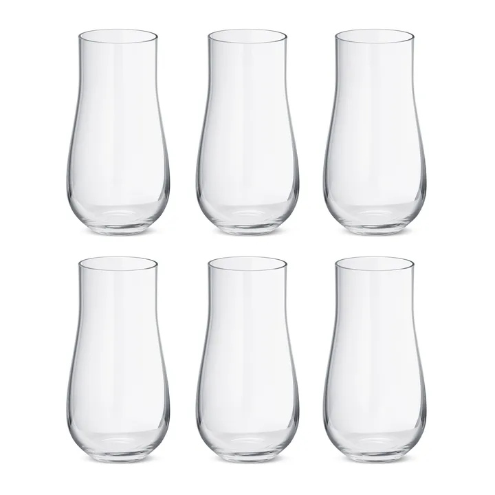 Sky szklanka wysoka 450 ml, 6‑pak - Krystaliczny - Georg Jensen