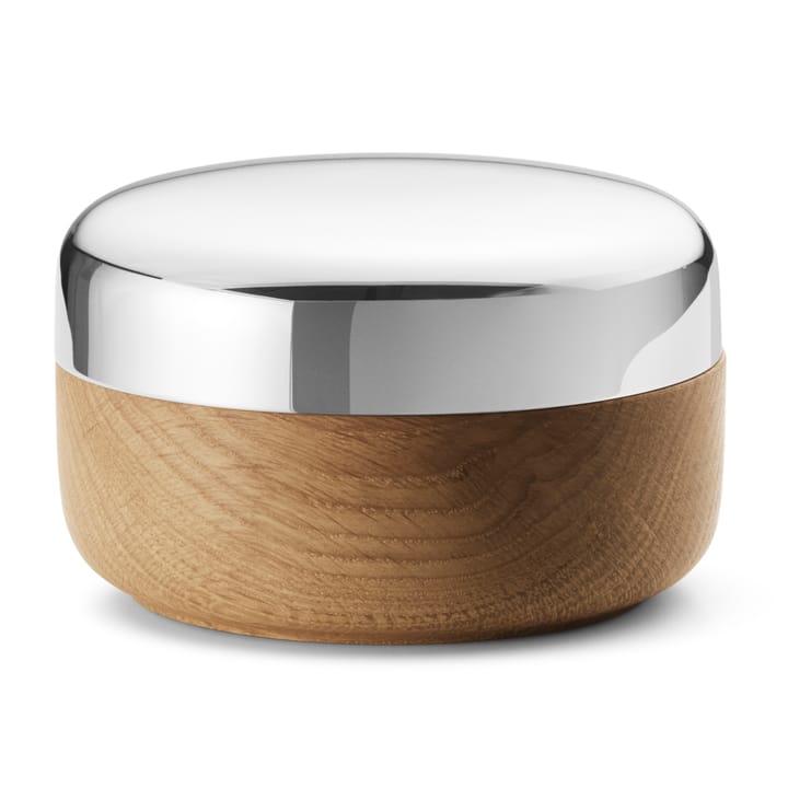 Solniczka Alfredo Ø8,5 cm - Dąb-stal nierdzewna - Georg Jensen
