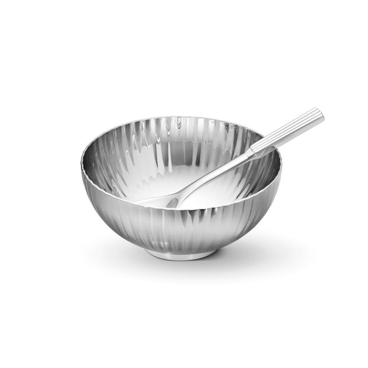 Solniczka Bernadotte z łyżeczką, Stal nierdzewna Georg Jensen