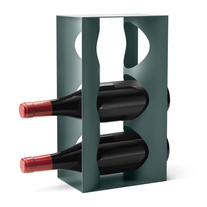 Stojak na wina Alfredo 3 butelki 33,6x12 cm, Artichoke green Georg Jensen