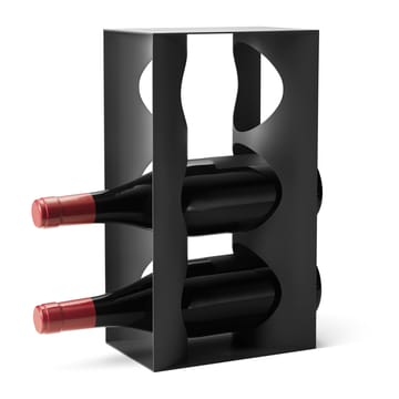 Stojak na wina Alfredo 3 butelki 33,6x12 cm - Black - Georg Jensen