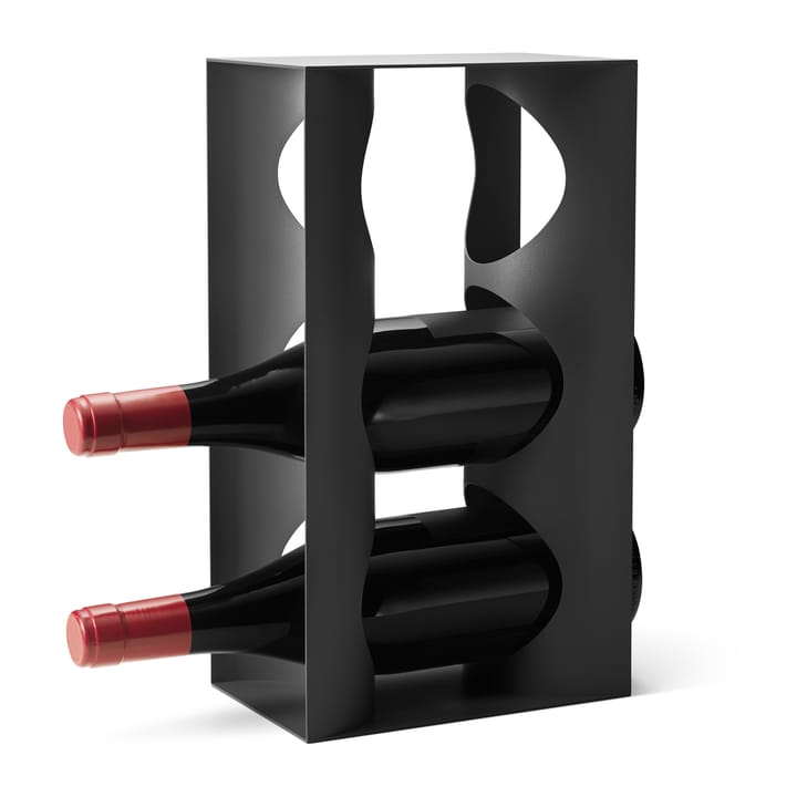 Stojak na wina Alfredo 3 butelki 33,6x12 cm, Black Georg Jensen