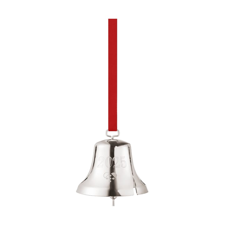 Świąteczny dzwonek 2025 - Mosiądz pokryty palladem - Georg Jensen