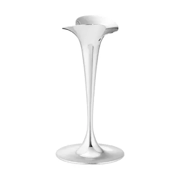Świeczniki do świec stołowych - Stal nierdzewna, małe, 2 szt. - Georg Jensen
