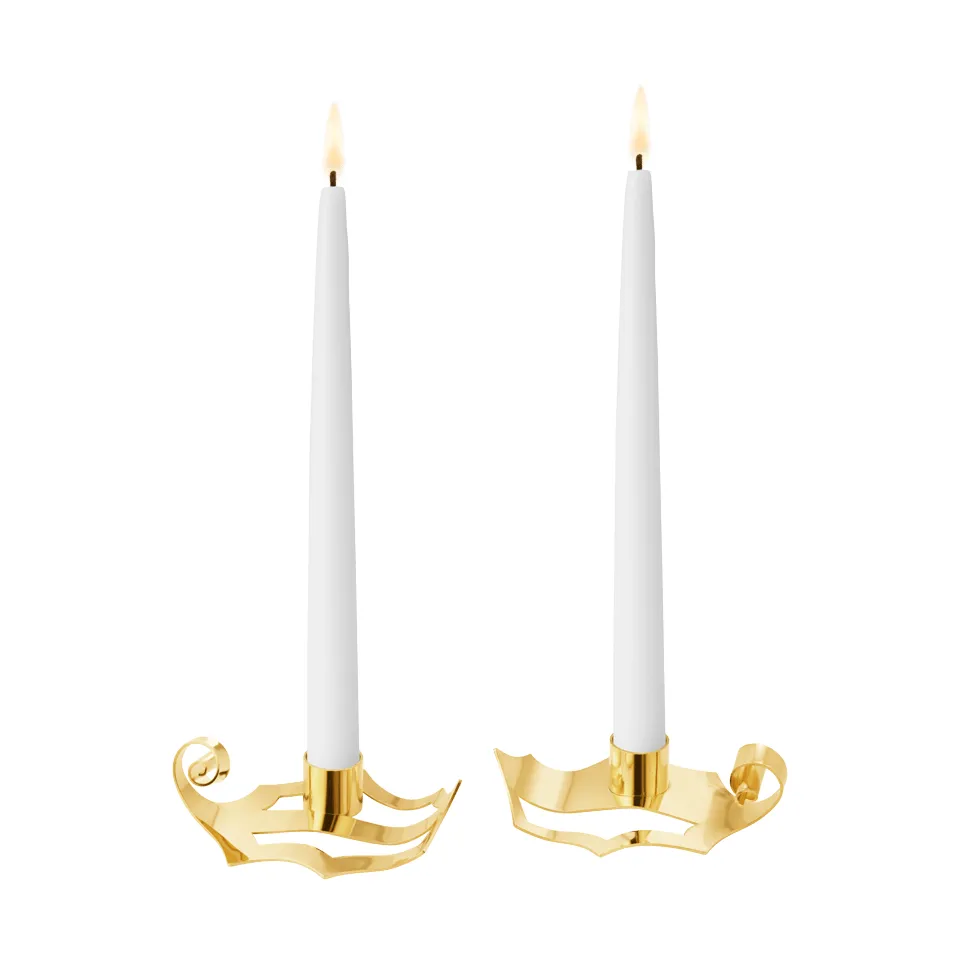 świeczniki z 2026 roku, Złoto, 2 części Georg Jensen
