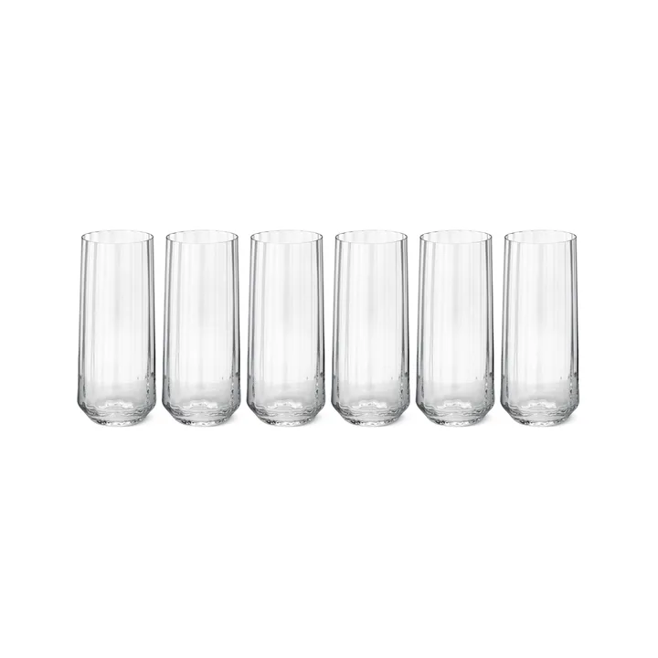 Szklanki wysokie Bernadotte 6-pak - 450 ml - Georg Jensen