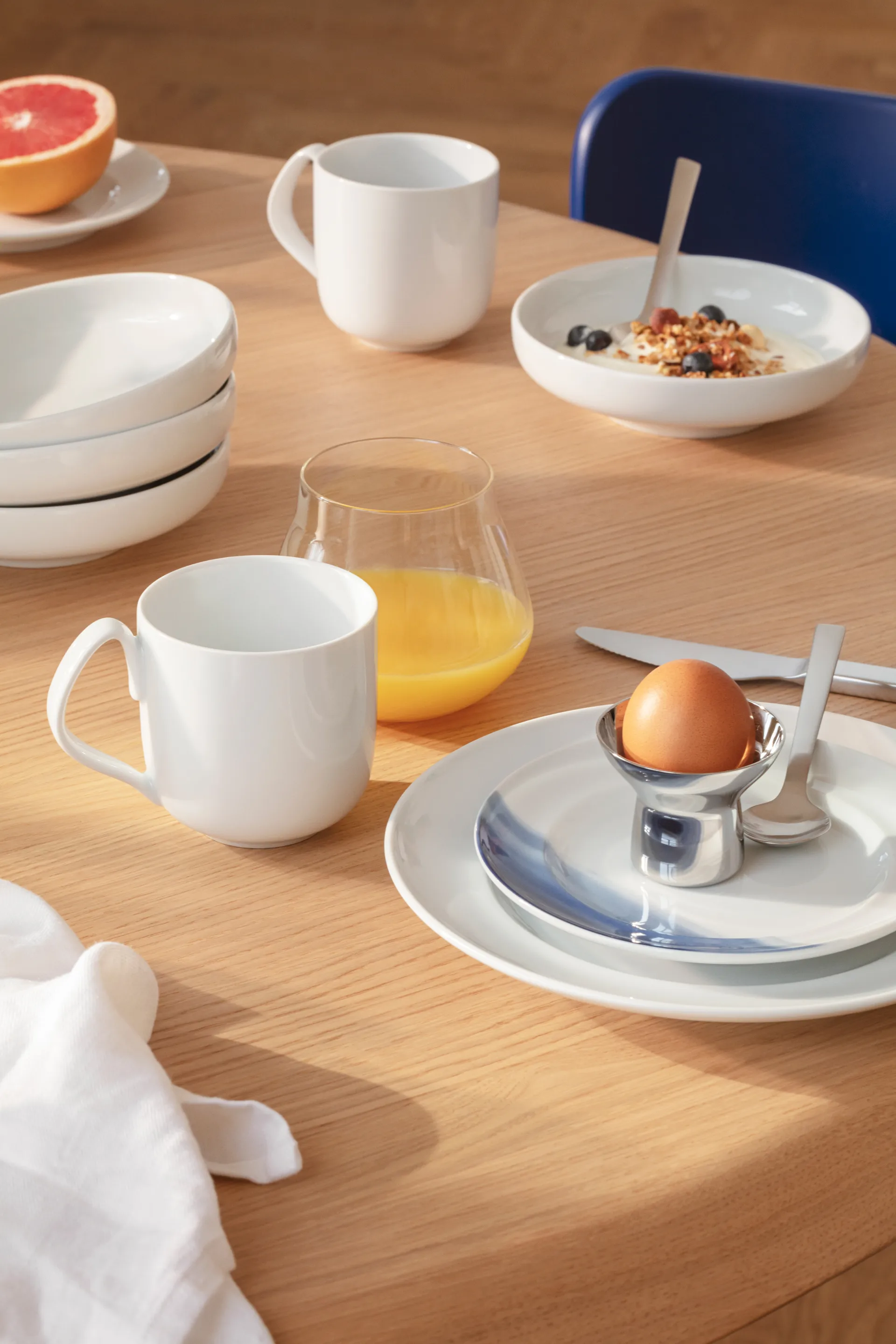 Talerz Koppel Ø16 cm, Biały Georg Jensen