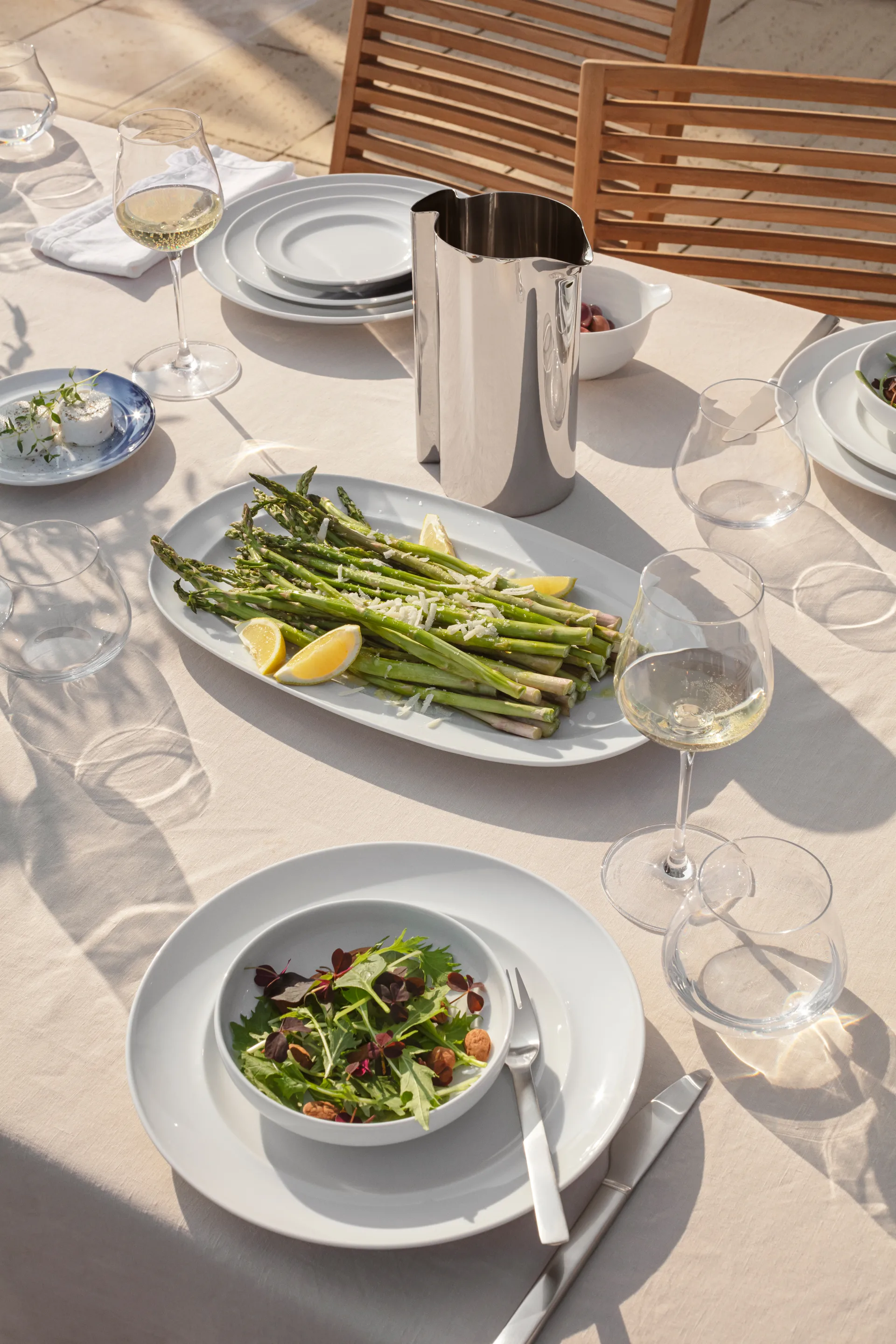 Talerz Koppel Ø27 cm, Biały Georg Jensen