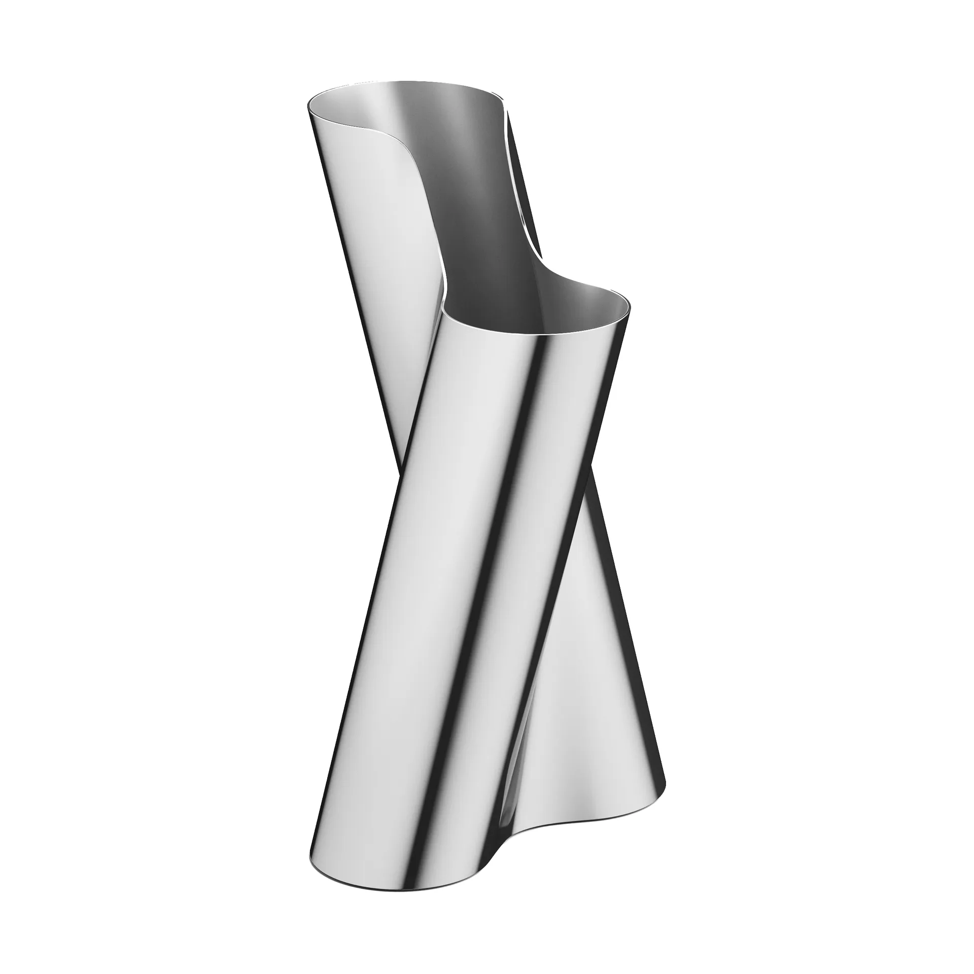 Wazon large Lituus 34,2 cm, Stal nierdzewna Georg Jensen