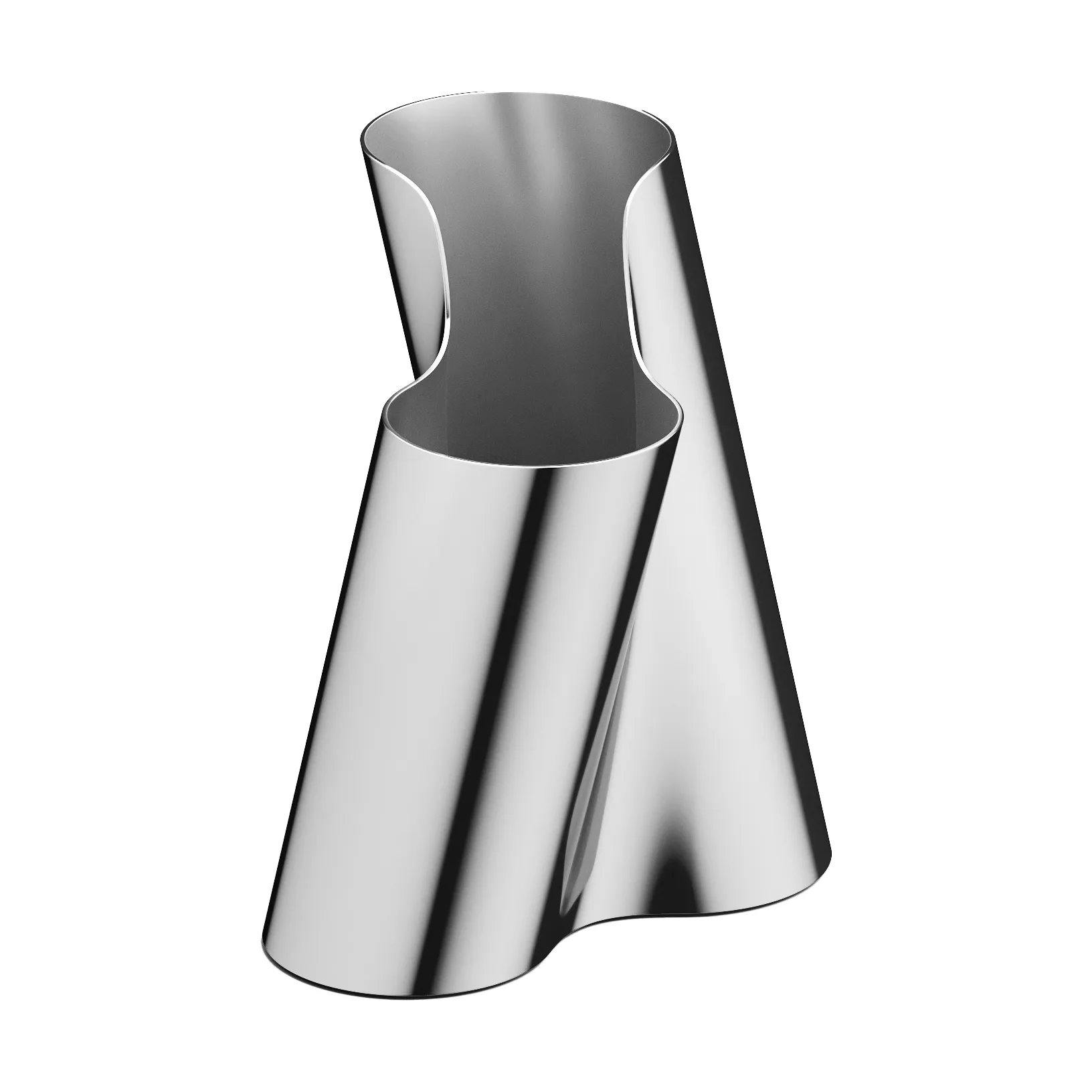 Wazon medium Lituus 20,4 cm, Stal nierdzewna Georg Jensen