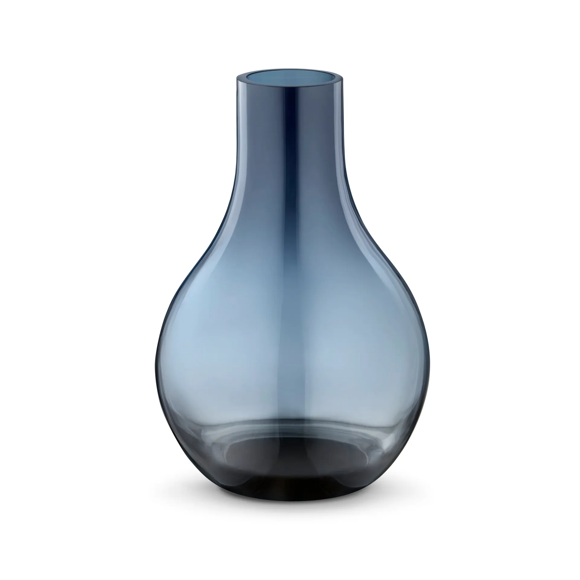 Wazon szklany niebieski Cafu, bardzo mały, 14,8 cm Georg Jensen