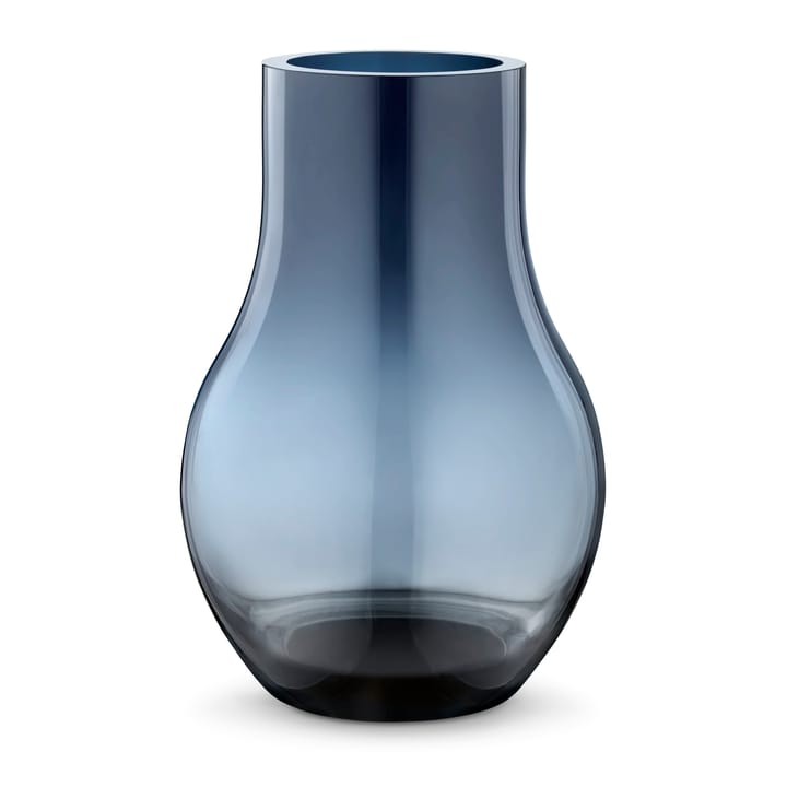 Wazon szklany niebieski Cafu - średni, 30 cm - Georg Jensen