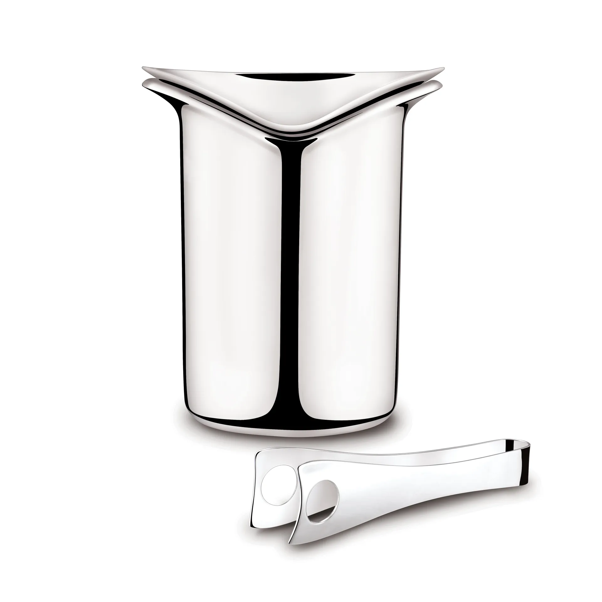 Wiaderko do lodu Wine ze szczypcami, 21 cm Georg Jensen