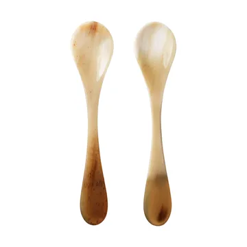 Łyżeczki do kawioru Indulgence 2 szt. - Horn - Georg Jensen