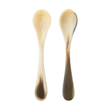 Łyżeczki do kawioru Indulgence 2 szt. - Horn - Georg Jensen