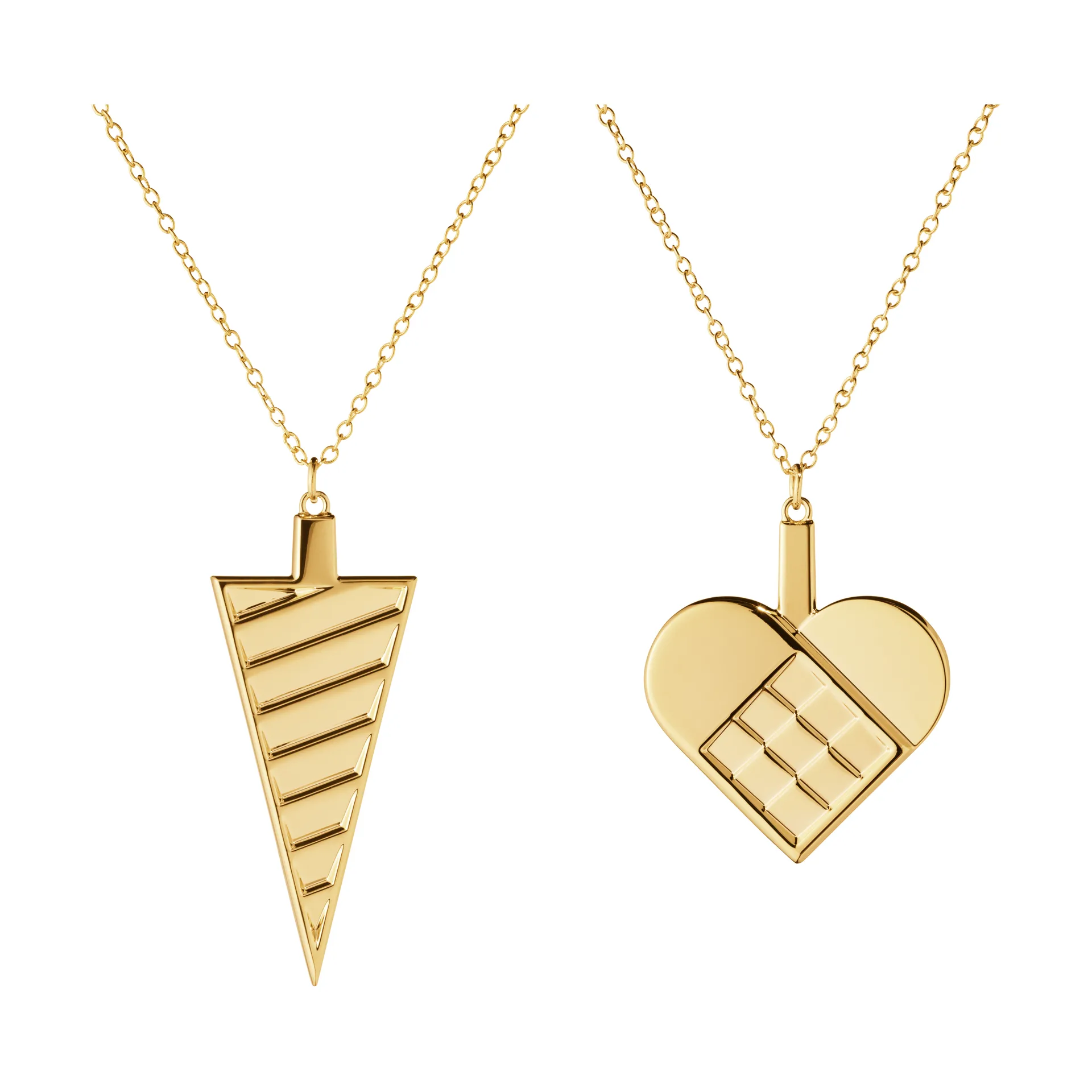 Zawieszka dekoracyjna 2025, zestaw prezentowy, 2 części, Pozłacany stop cynku Georg Jensen