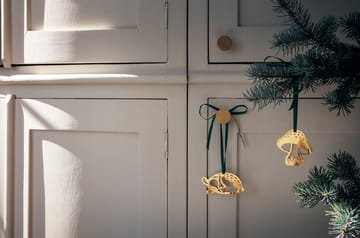 Zawieszka świąteczna 2023 grzybek - Pozłacany - Georg Jensen